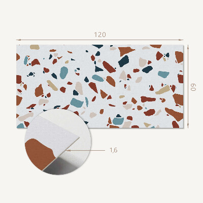 Rectangular decorative wall panel Mosaic style of abstraction