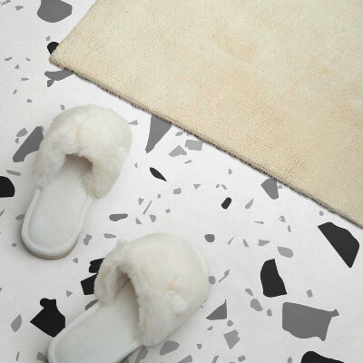 Rectangular wall panel Abstract style stone pattern