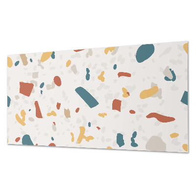 Rectangular decorative wall panel Abstract shapes in a dynamic pattern