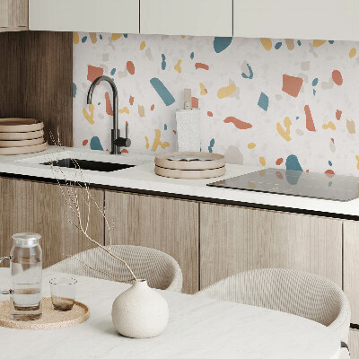 Rectangular decorative wall panel Abstract shapes in a dynamic pattern
