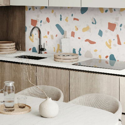Rectangular decorative wall panel Abstract shapes in a dynamic pattern
