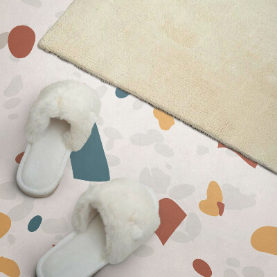 Rectangular decorative wall panel Abstract shapes in a dynamic pattern