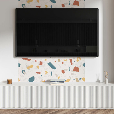 Rectangular decorative wall panel Abstract shapes in a dynamic pattern