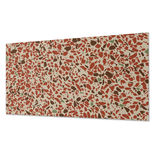 Rectangular wall panel Stone pattern in an abstract style
