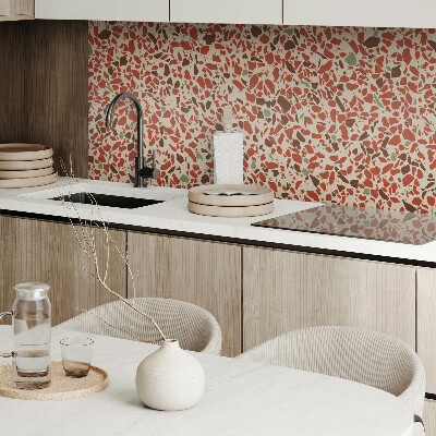 Rectangular wall panel Stone pattern in an abstract style