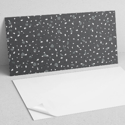 Rectangular bathroom wall panel Delicate dots in various shades