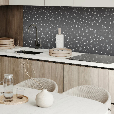 Rectangular bathroom wall panel Delicate dots in various shades