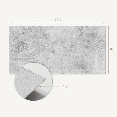 Rectangular wall panel Raw concrete texture