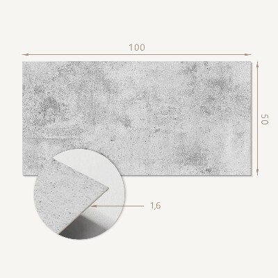 Rectangular wall panel Raw concrete texture