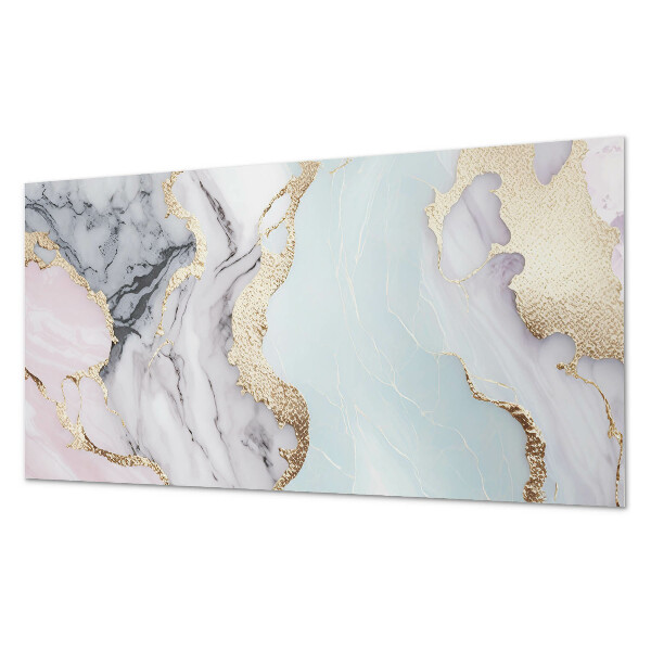 Rectangular decorative wall panel Abstract stone motif