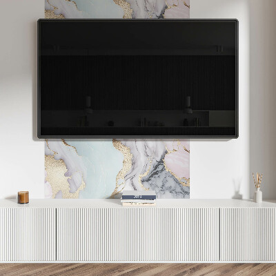 Rectangular decorative wall panel Abstract stone motif
