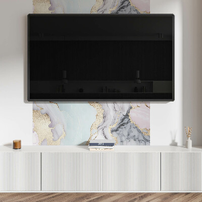 Rectangular decorative wall panel Abstract stone motif