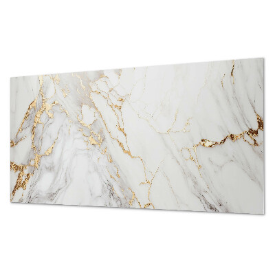 Rectangular bathroom wall panel Elegant marble pattern with veins