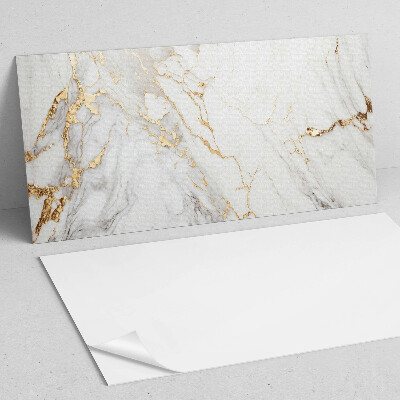 Rectangular bathroom wall panel Elegant marble pattern with veins