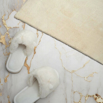 Rectangular bathroom wall panel Elegant marble pattern with veins