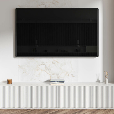 Rectangular bathroom wall panel Marble motif in an elegant style