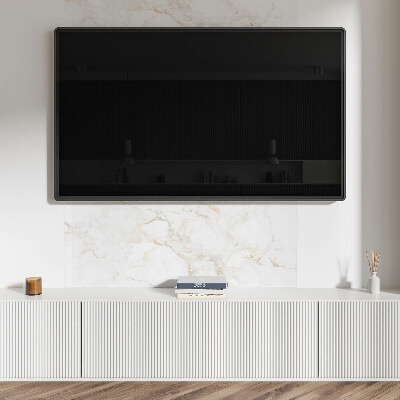 Rectangular bathroom wall panel Marble motif in an elegant style