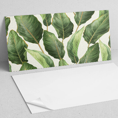 Rectangular decorative wall panel Tropical leaf pattern
