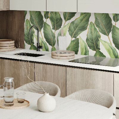 Rectangular decorative wall panel Tropical leaf pattern