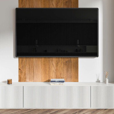 Rectangular wall panel Natural pattern of wooden boards