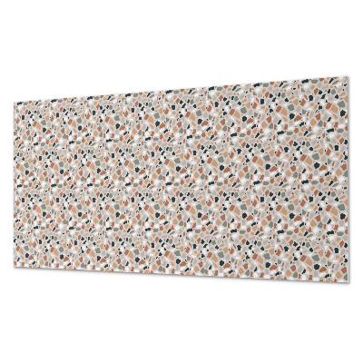 Rectangular bathroom wall panel Organic motif in an abstract style