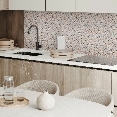 Rectangular bathroom wall panel Organic motif in an abstract style