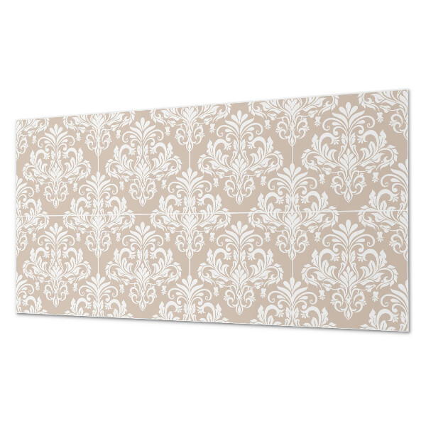 Rectangular bathroom wall panel Stylish botanical motif