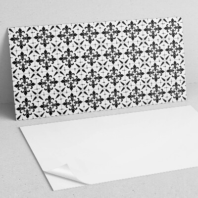 Rectangular bathroom wall panel Floral weaves in a harmonious arrangement