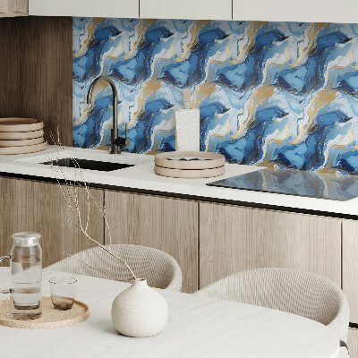 Rectangular wall panel Moving abstract waves