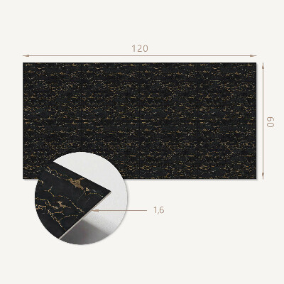 Rectangular bathroom wall panel Abstract structural motif