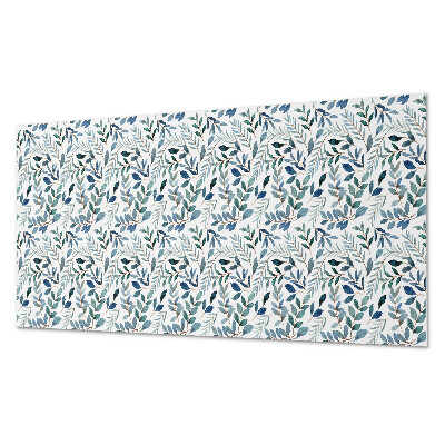 Rectangular decorative wall panel Plant motif