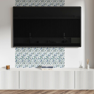 Rectangular decorative wall panel Plant motif