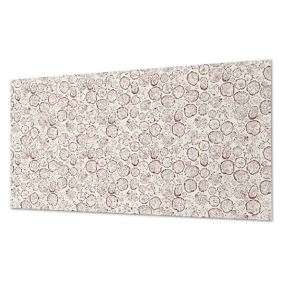Rectangular wall panel Round jars in various shapes