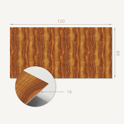 Rectangular wall panel A pattern reminiscent of wood