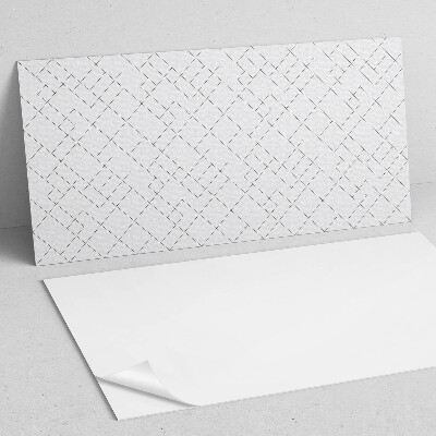 Rectangular bathroom wall panel Abstract line motif