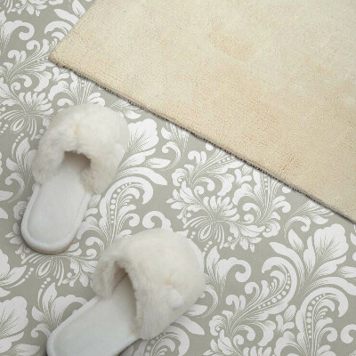 Rectangular decorative wall panel A plant motif with decorative details