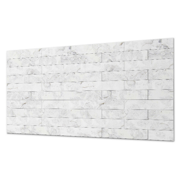 Rectangular bathroom wall panel Marble illusion