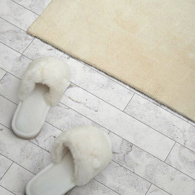 Rectangular bathroom wall panel Marble illusion