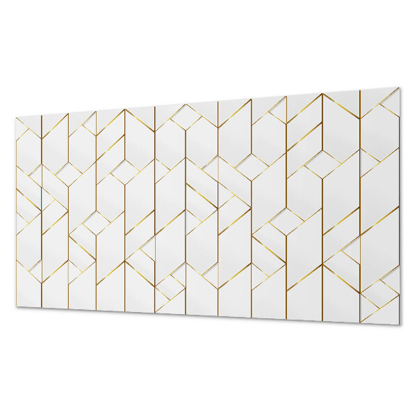 Rectangular wall panel Stylish lines in a geometric arrangement