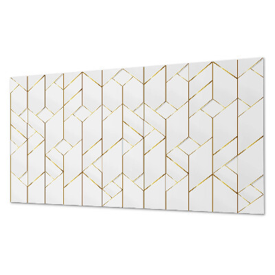 Rectangular wall panel Stylish lines in a geometric arrangement