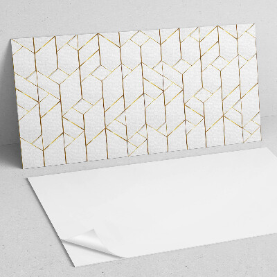 Rectangular wall panel Stylish lines in a geometric arrangement