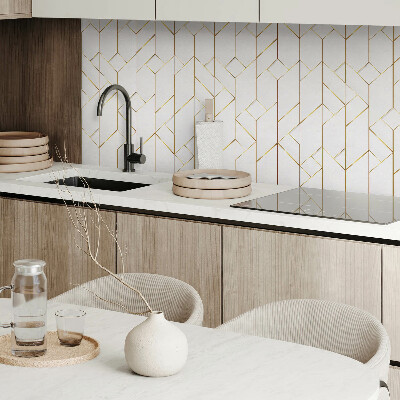 Rectangular wall panel Stylish lines in a geometric arrangement