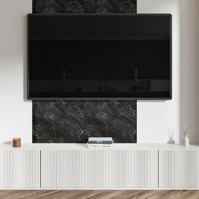 Rectangular wall panel Elegant marble pattern with veins