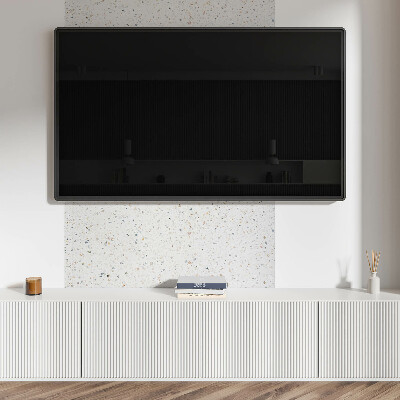 Rectangular bathroom wall panel Stone pattern with delicate accents