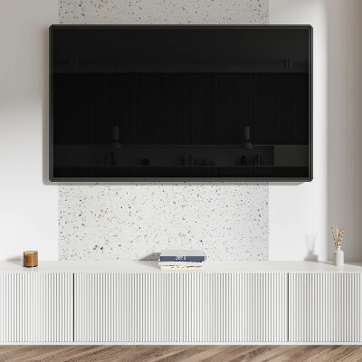 Rectangular bathroom wall panel Stone pattern with delicate accents