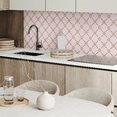 Rectangular decorative wall panel Floral design in an elegant version