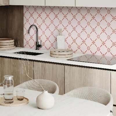 Rectangular decorative wall panel Floral design in an elegant version