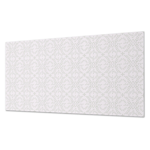 Rectangular wall panel A subtle plant motif