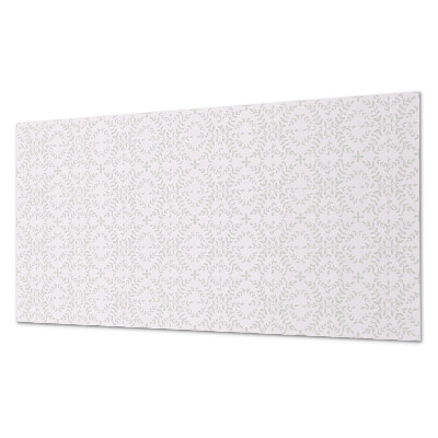 Rectangular wall panel A subtle plant motif