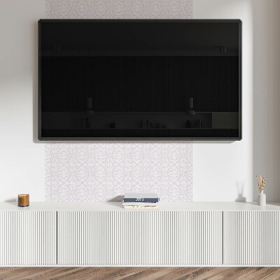 Rectangular wall panel A subtle plant motif